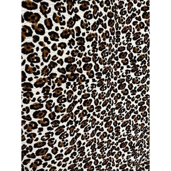 AQUA Flounce-Hem Leopard Print Skirt Small - Picture 4 of 7